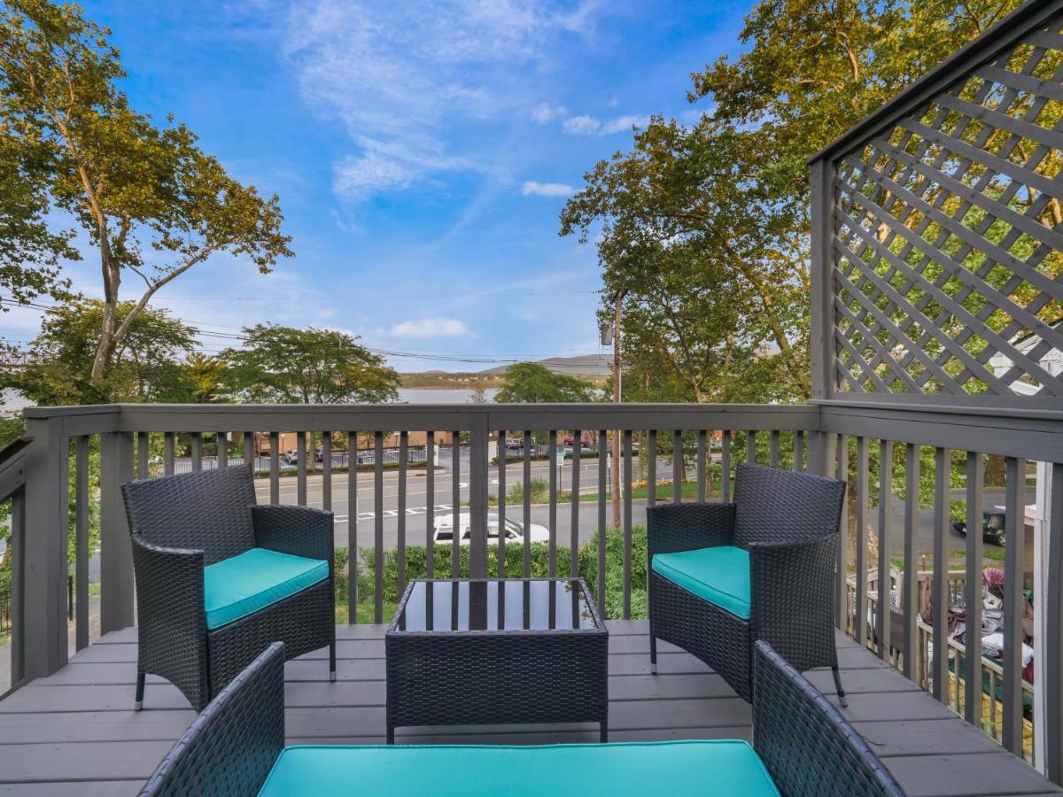 Deck View Of Hudson River & Mt Beacon / Boho Suite Newburgh Esterno foto